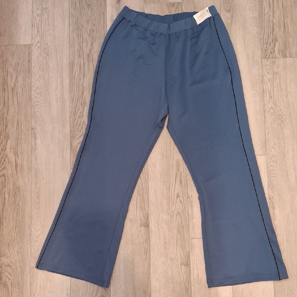 Venezia Sport Set Women's Wide Leg Pants With Jacket Slate Blue